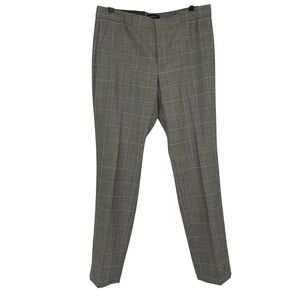 NWT Banana Republic Women’s 8R Wool Blend Gray Plaid Ryan Career Dress Pants